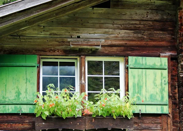 Hütte Den Bergen — Stockfoto