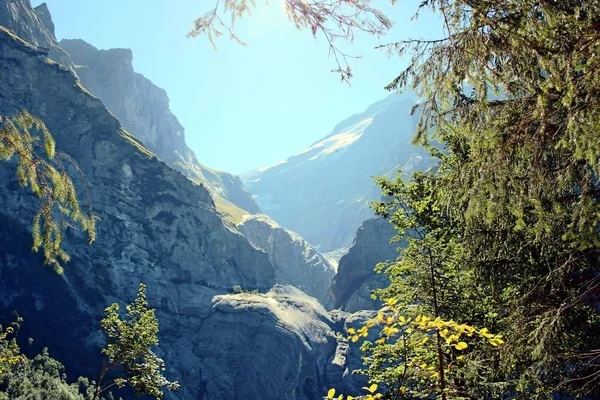 Paisagem Montanhosa Suíça — Fotografia de Stock