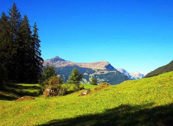 Горный Ландшафт Швейцарии — стоковое фото