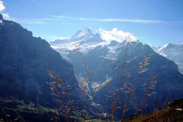 Horská Krajina Švýcarsku — Stock fotografie