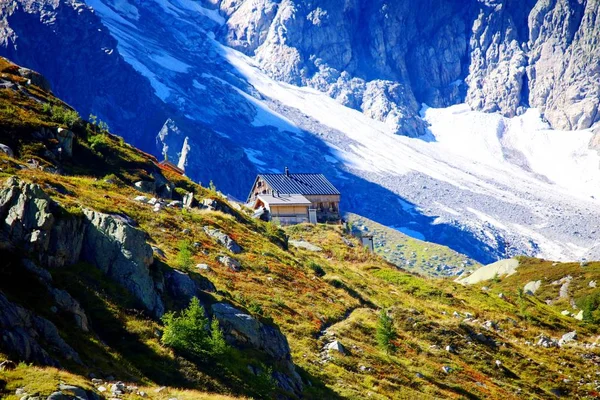 Mountain Hut Swiss Mountains — Stock Photo, Image