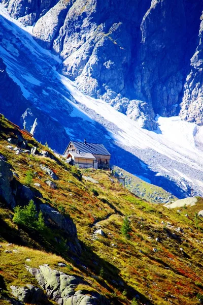 Mountain Hut Swiss Mountains — Stock Photo, Image