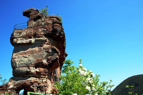 Buntsandstein Rockt Pfälzerwald — Stockfoto