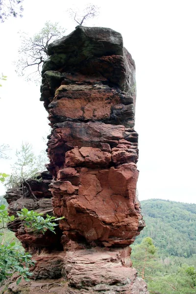 Rocas Buntsandstein Bosque Palatinado — Foto de Stock