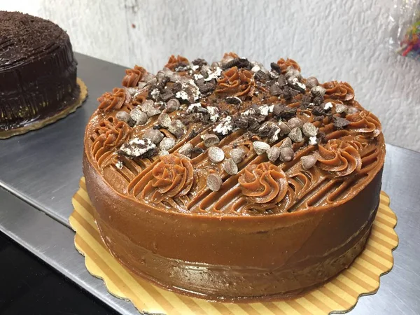 Hamur Kek Pastelillo Torta Dulce Leche — Stok fotoğraf