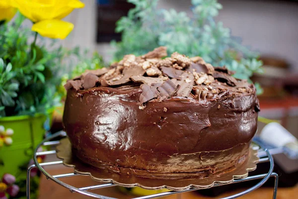 Kek Kek Pastel Pastelilo Biscocho Postre Dulces Torta Chessecake Pie — Stok fotoğraf