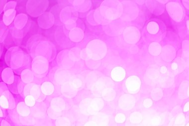 Bokeh yumuşak pastel pembe ve beyaz arka plan bulanık ışıkları ile. Festival arka plan.