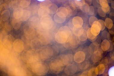 Işıklar bokeh arkaplanını bulanıklaştırdı