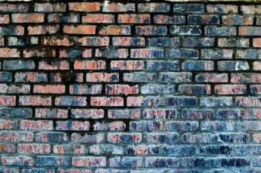 Eski tuğla duvar, arka plan dokusu