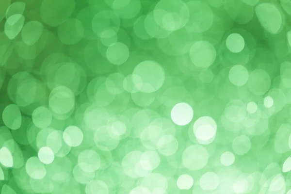 Bokeh Mjuk Pastell Grön Och Vit Bakgrund Med Suddiga Lampor — Stockfoto