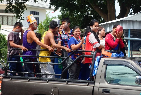 Thaiföld Krabi Április 2017 Songkran Újévi Ünnep — Stock Fotó