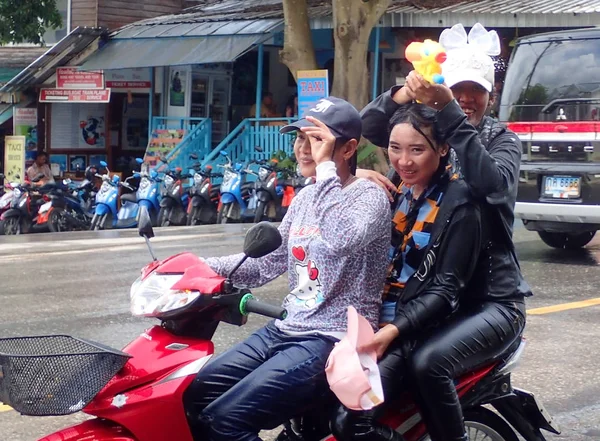 Thailand Krabi April 2017 Vakantie Van Het Nieuwjaar Songkran — Stockfoto