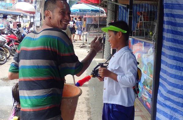 Thajsko Krabi Dubna 2017 Nový Rok Svátek Songkran — Stock fotografie