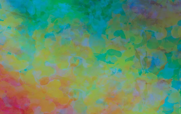 Abstrakt Akvarell Blomma Bakgrund Handgjorda Ritning Impressionism Stil — Stockfoto