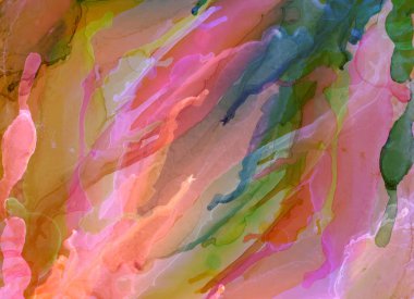 Renk arka plan. Modern sanat doku. Çağdaş sanat. Mürekkep, boya, sulu boya