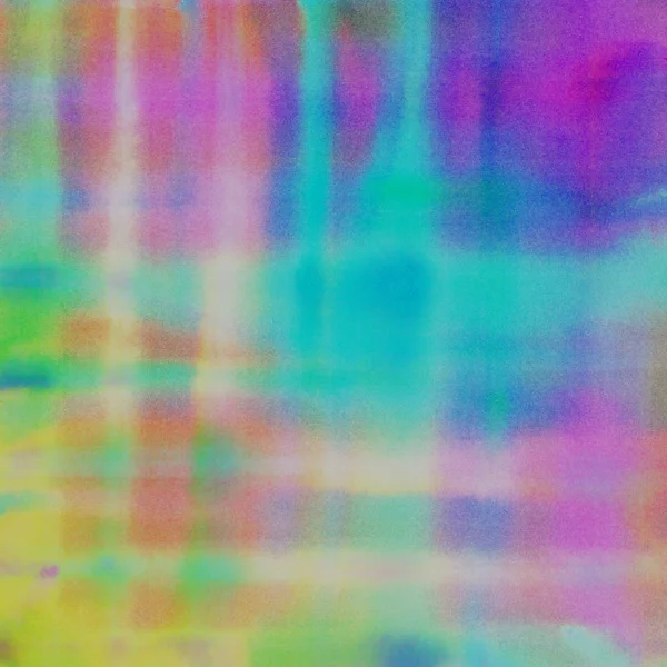 Цветной Полосатый Абстрактный Акварельный Фон Современное Искусство — стоковое фото