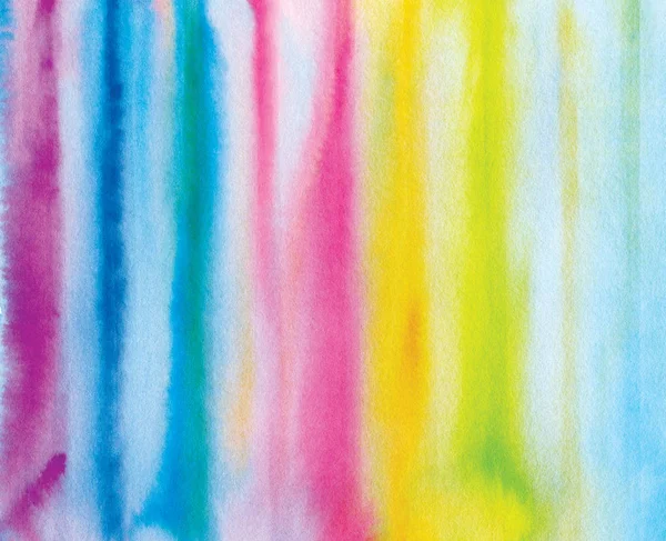 Farbig Gestreifte Abstrakte Aquarell Hintergrund Moderne Kunst — Stockfoto