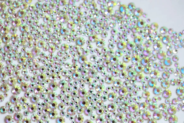 Precious sparkling colored rhinestones — Stock Photo, Image