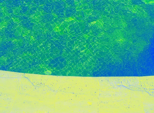 Fundo Abstrato Superfície Piscina Verde Fundo Água Piscina — Fotografia de Stock