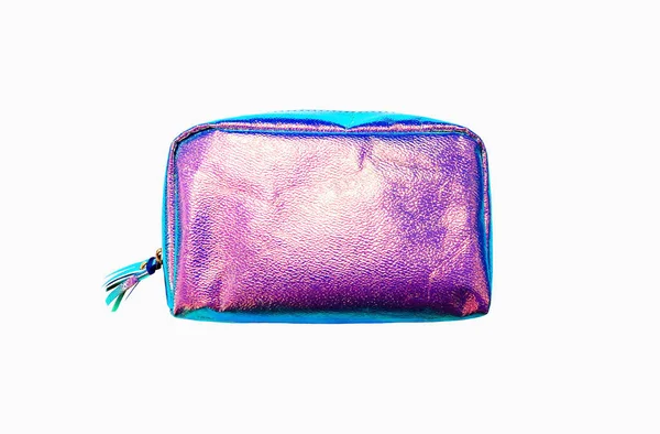 stylish holographic bag.  Minimal style. Youth style. Bright fashionable trands colors.