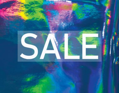 Renkli fantezi soyut holografik arkaplan.