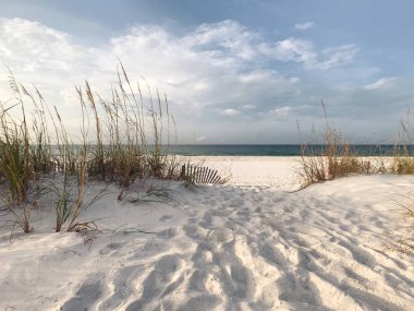 El değmemiş Florida Plajı'nda sabahın erken gündoğumu.
