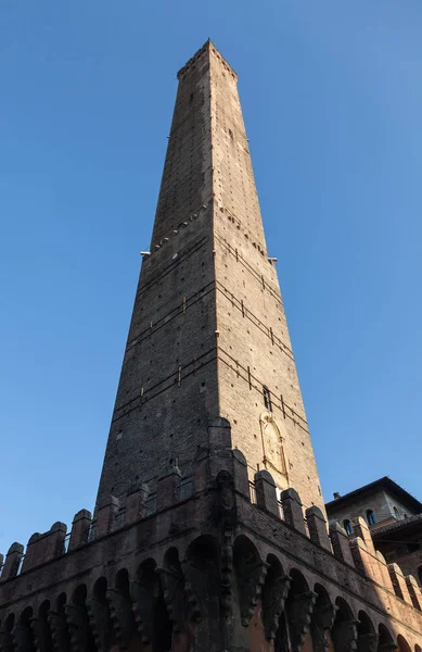 Століття Asinelli Найвища Вежа Італія Розташований Місці Раннього Середньовічного Воріт — стокове фото