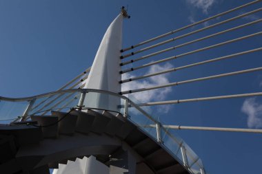 güneşli bir günde şehir os istanbul Türkiye'de köprünün kapat