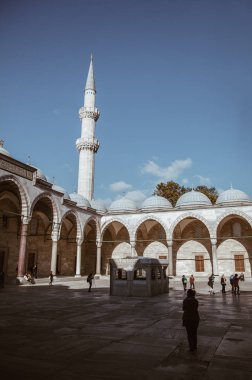 İstanbul Türkiye'nin Kasım 2018 cami Kanuni Sultan Süleyman (veya Süleymaniye) muhteşem.