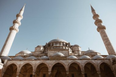 İstanbul Türkiye'nin Kasım 2018 cami Kanuni Sultan Süleyman (veya Süleymaniye) muhteşem