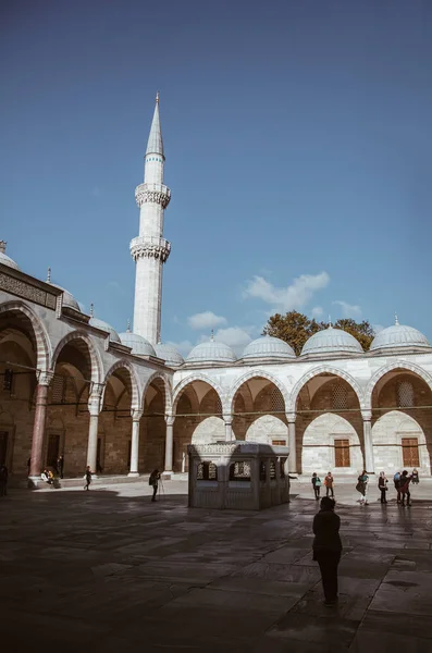 Istanbul Pavo Noviembre 2018 Mezquita Suleyman Suleymaniye Magnífico — Foto de Stock
