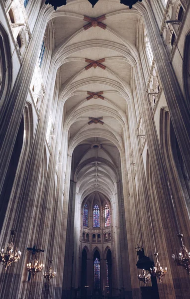 Utsyn Til Pierre Katedralen Nantes Nantes France November 2018 – stockfoto