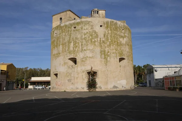 Oude Toren Sardinië Torre Grande Oristano — Stockfoto