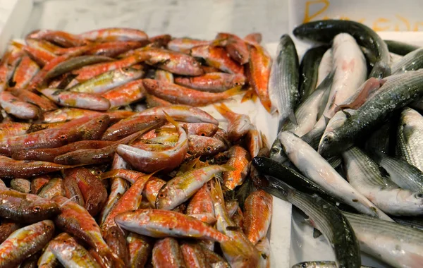 新鮮な魚を新鮮な市場の氷 — ストック写真