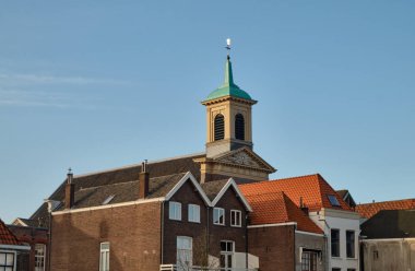 Dordrecht şehir - tipik cephe ve Binalar - Hollanda - Hollanda.