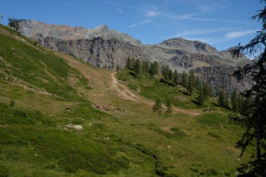 Güzel manzara - dağlık oda - Aosta - İtalya