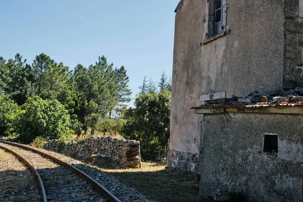 Alte Eisenbahn Auf Dem Land Der Nähe Von Sadali Kleines — Stockfoto