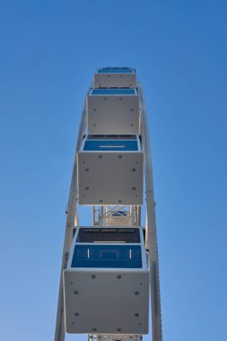 Cagliari - Sardunya - İtalya 'daki dönme dolap turistik merkezi 