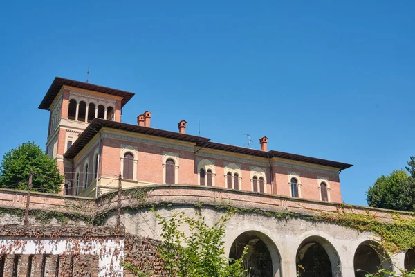 Cassano Adda Beautiful Villa Garden Lombardy Italy — стокове фото