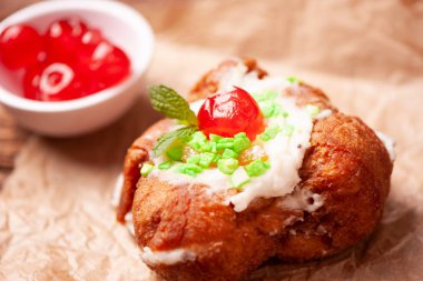 Sfincia di San Giuseppe, taze ricotta ile yapılan tipik Sicilya pasta