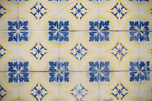 Azulejos Decorativos Portugueses Ornamentados Tradicionales Alafama — Foto de Stock