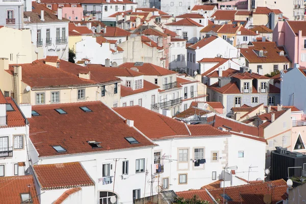 Lisboa Portugal Ciudad Sobre Barrio Alfama Luz Del Día — Foto de Stock