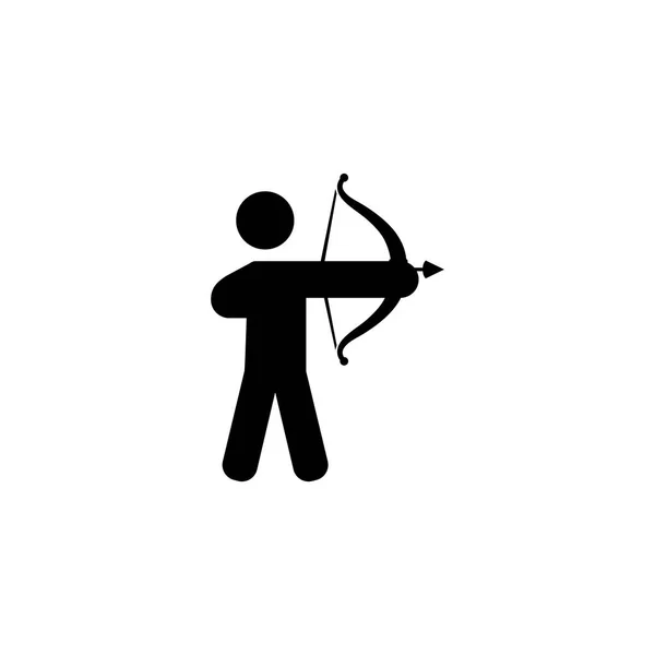 Archer platte Vector Icon — Stockvector