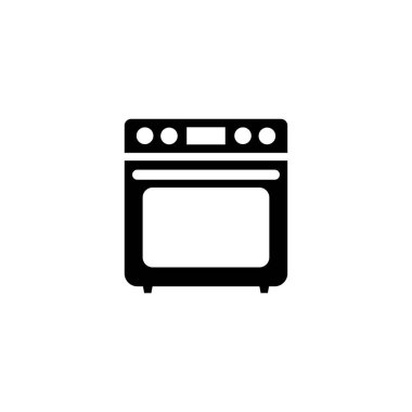 Düz vektör simge soba