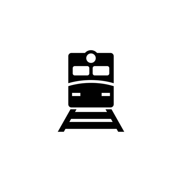 Τρένο μετρό επίπεδη διάνυσμα εικονίδιο — Διανυσματικό Αρχείο