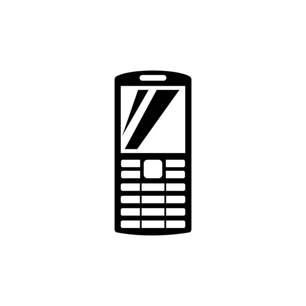 Cep telefonu düz vektör simgesi — Stok Vektör