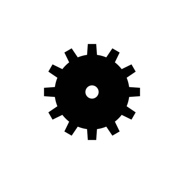 Maschinengetriebe, Maschinenmechanismus Vektorsymbol — Stockvektor