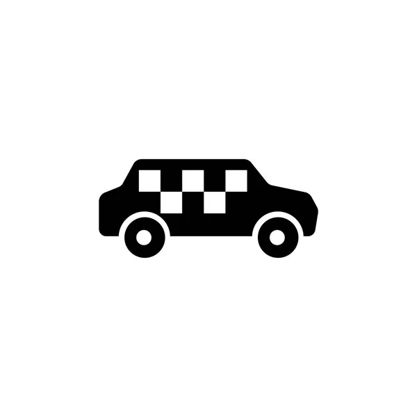 Taxi Coche, Cabina Vector Icono — Vector de stock