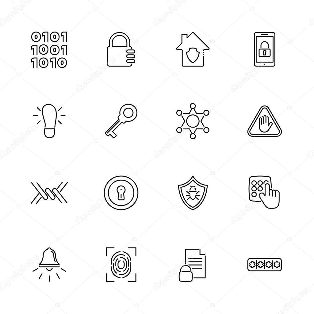 Safety - Flat Vector Icons