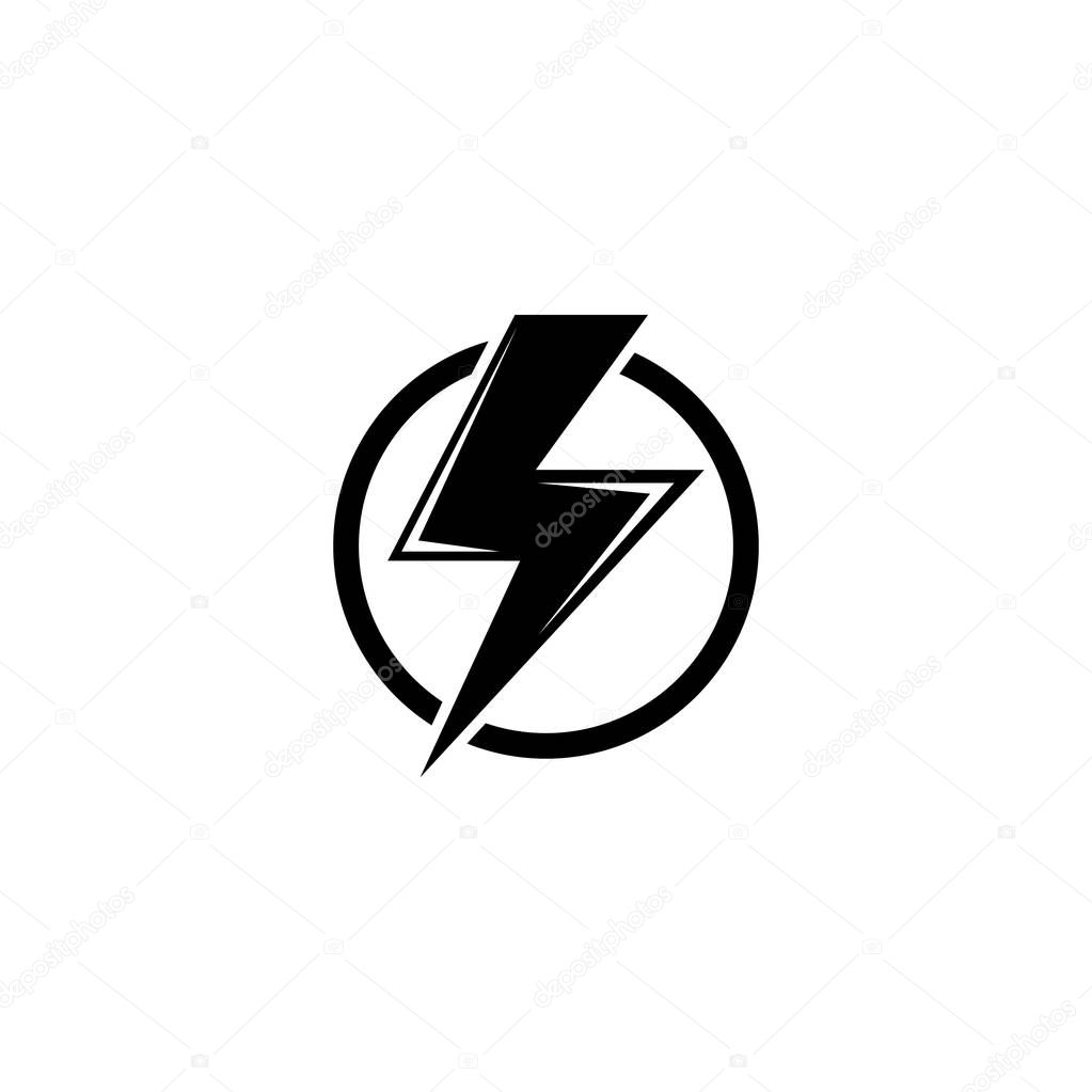 High Voltage, Electric Danger, Warning Flat Vector Icon